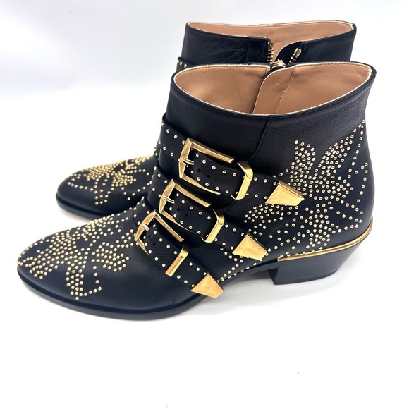 Chloé
Susanna Studded Leather Ankle Boots - Picture 4 of 8